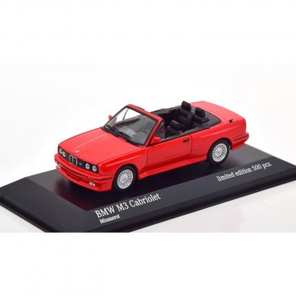 Minichamps BMW M3 Cabriolet - Röd - 1:43 - Minichamps