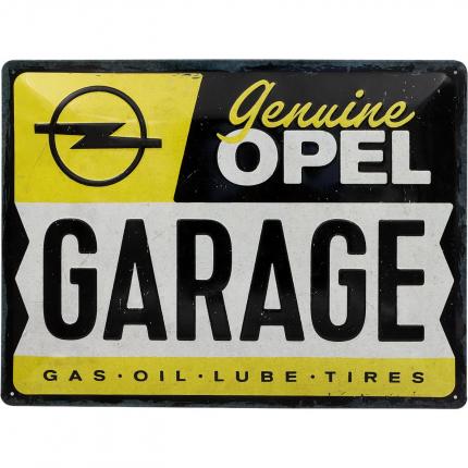 Nostalgic-Art Genuine Opel Garage - Plåtskylt - 40x30 cm