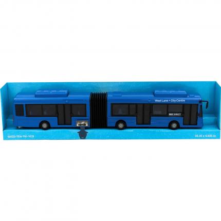 Teama Stadsbuss - City Articulated Bus - Teama - 38 cm - Blå