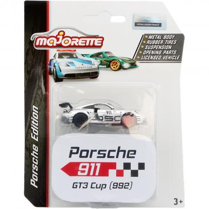 Majorette Porsche 911 GT3 Cup (992) - Silver - Majorette