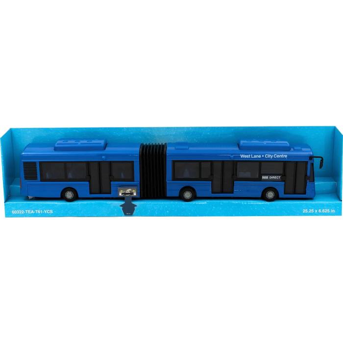 Teama Stadsbuss - City Articulated Bus - Teama - 38 cm - Bl