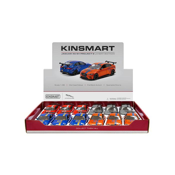 Kinsmart Jaguar XE SV Project 8 - Kinsmart - 1:38 - Orange