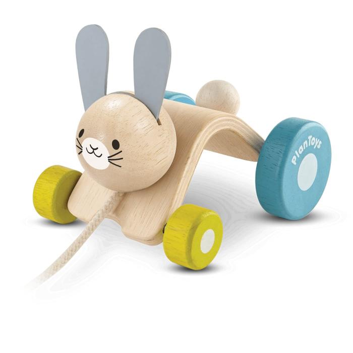 PlanToys PlanToys Hopping Rabbit - dragleksak från 1 år