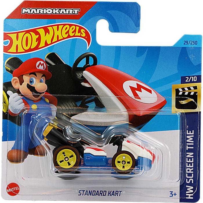 Hot Wheels Standard Kart - HW Screen Time - Mario - Hot Wheels