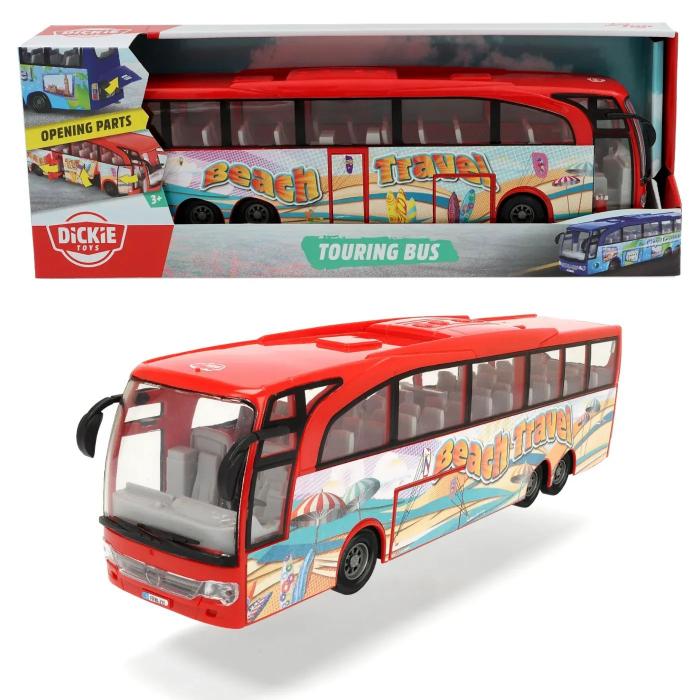 Dickie Toys Turistbuss - Touring Bus - Beach Travel - Rd - Dickie Toys