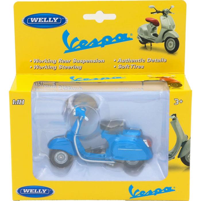 Welly Vespa - Bl - Welly - 1:18