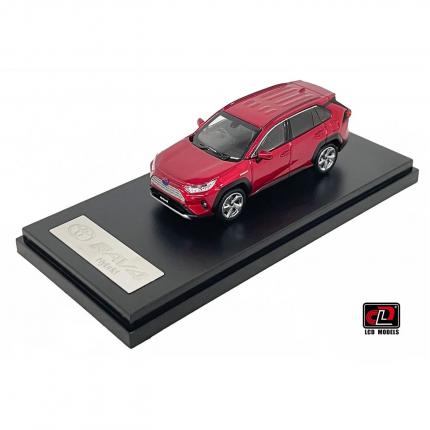 LCD Models Toyota RAV4 Hybrid - Röd - LCD Models - 1:64