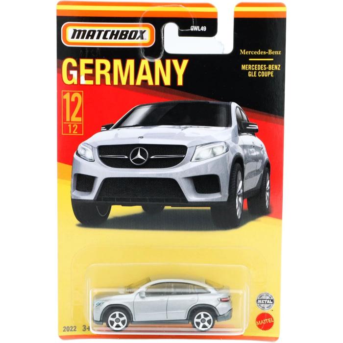 Matchbox Mercedes-Benz GLE Coupe - Silver - Germany - Matchbox
