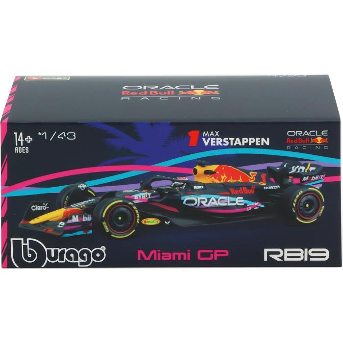 Bburago Red Bull - RB19 - Miami GP - Max Verstappen - Bburago - 1:43