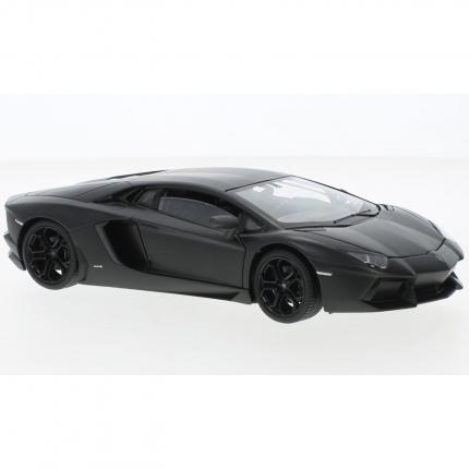 Welly Lamborghini Aventador Coupé - Mattsvart - 1:24 - Welly