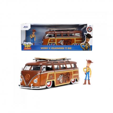 Jada Toys Woody & Volkswagen T1 Bus - 1962 - Toy Story - Jada - 1:24
