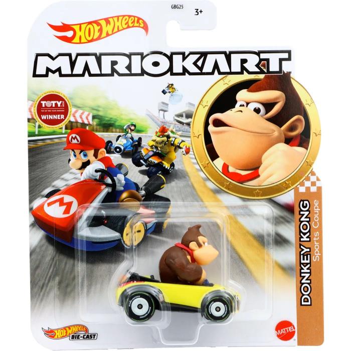 Hot Wheels Donkey Kong - Mario Kart - Sports Coupe - Hot Wheels