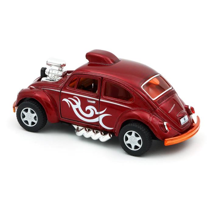 Kinsmart Volkswagen Beetle Custom Dragracer - Röd - Kinsmart - 1:32
