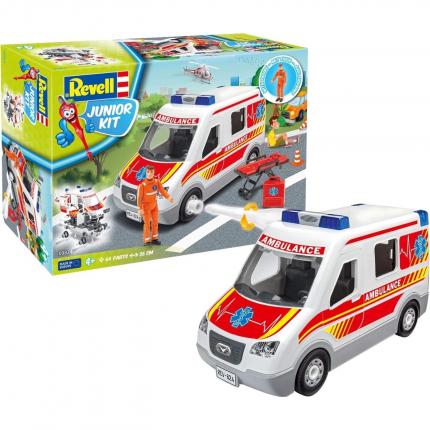 Revell Ambulans - Byggsats - 00824 - Revell Junior - 26 cm