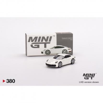 Mini GT Porsche 911 (992) Carrera S - Vit - 380 - Mini GT - 1:64