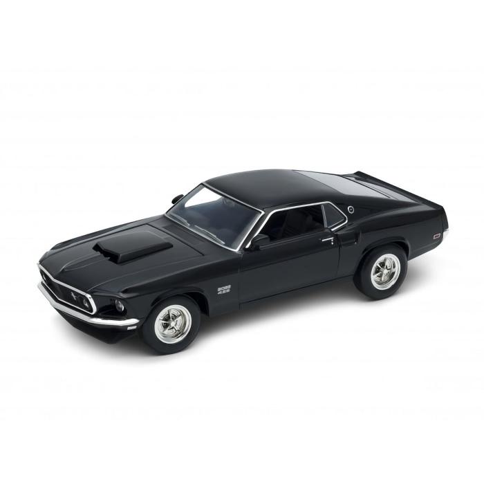 Welly 1969 Ford Mustang Boss 429 - Svart - 1:24 - Welly