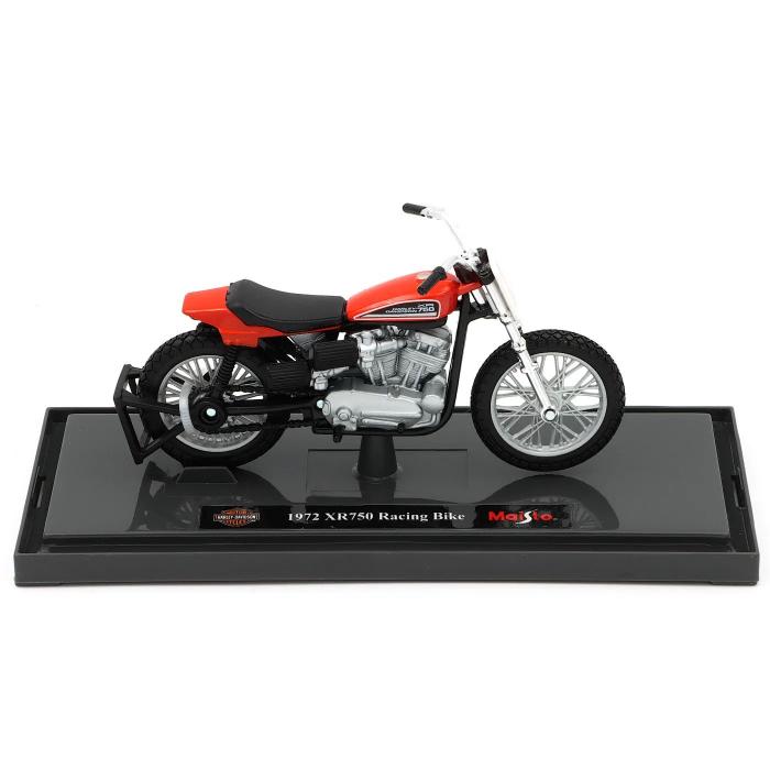 Maisto 1972 XR750 Racing Bike - Harley - Rd - Maisto - 1:18