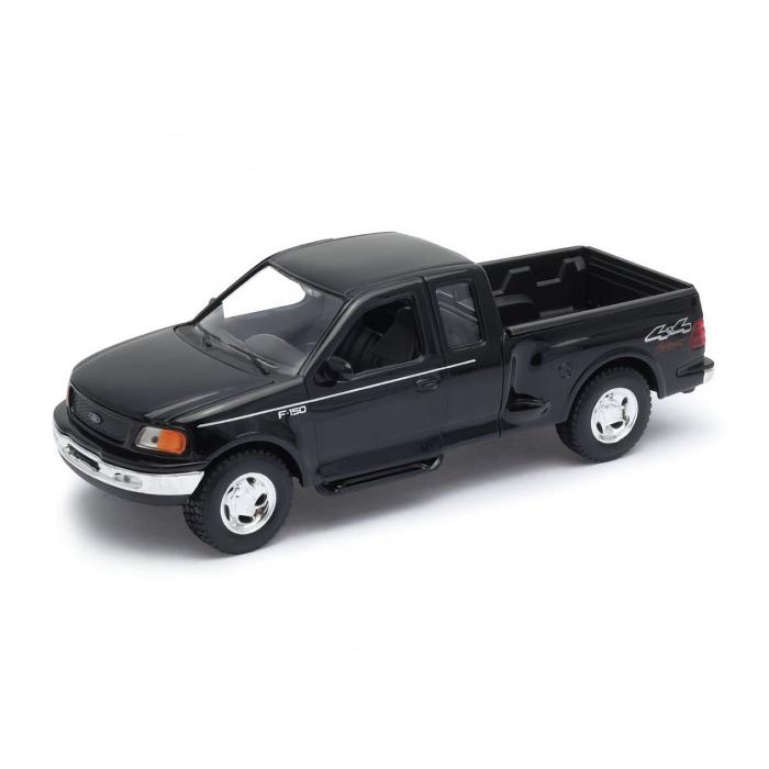 Welly 1999 Ford F-150 Flareside Supercab Pick Up Svart 1:24 Welly
