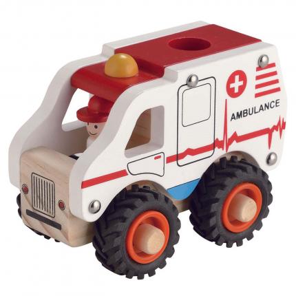 Magni Ambulans träbil från Magni