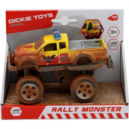 Dickie Toys Rally Monster - Dickie Toys - Gul (smutsig)