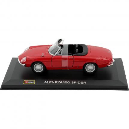 Bburago Alfa Romeo Spider - Röd - Bburago - 1:32