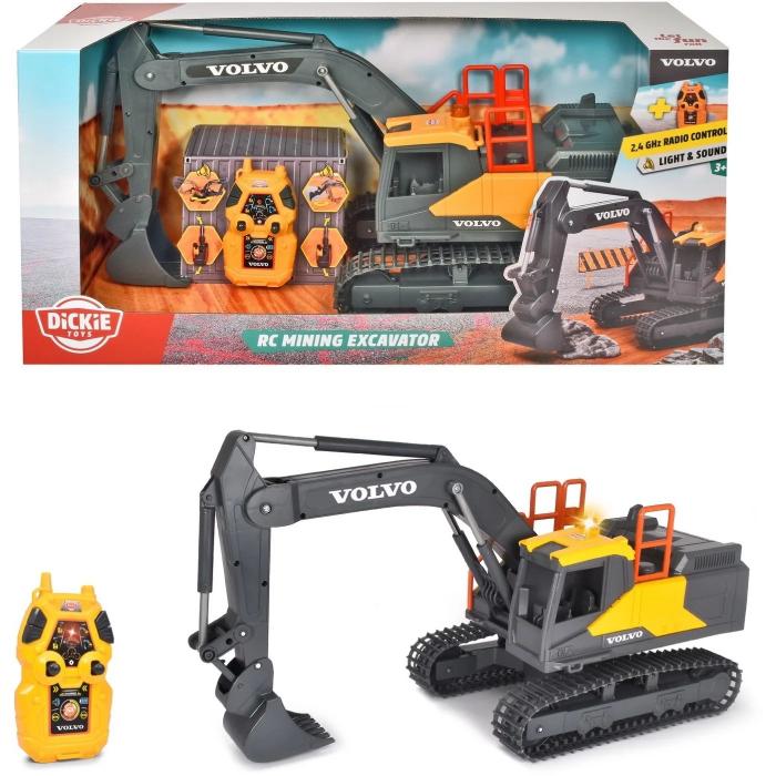 Dickie Toys RC Mining Excavator - Radiostyrd grvmaskin - Dickie Toys