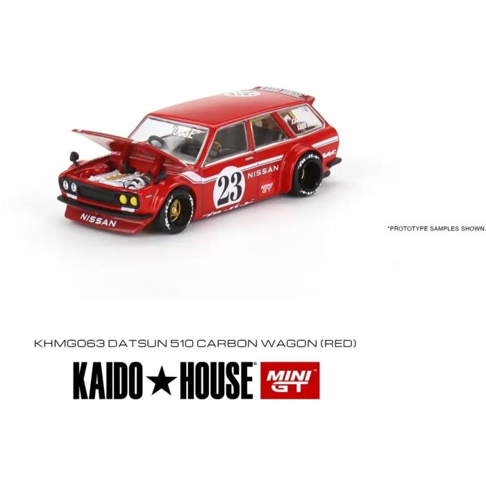 Mini GT Datsun 510 Wagon - Rd - Kaido House - 063 - Mini GT - 1:64