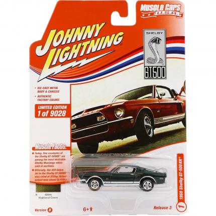 Johnny Lightning 1968 Shelby GT-500KR - Grön - Johnny Lightning - 1:64