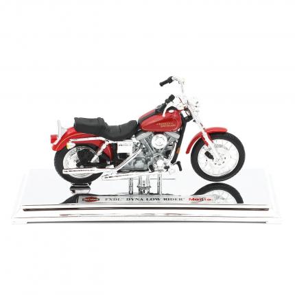 Maisto FXDL Dyna Low Rider - Harley-Davidson - Röd - Maisto - 1:18