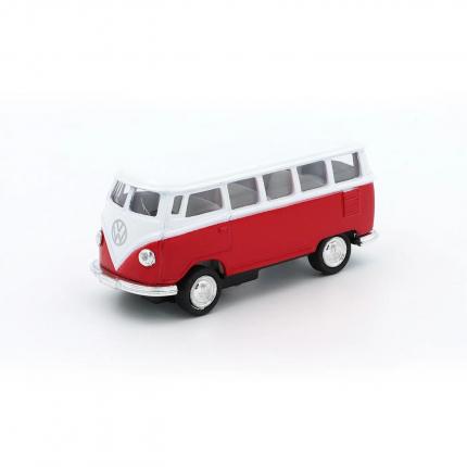 Kinsmart Volkswagen Classical Buss - 1962 - Kinsmart - 1:64 - Röd