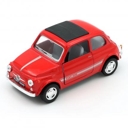 Kinsmart Fiat 500 - Kinsmart - 1:24 - Röd