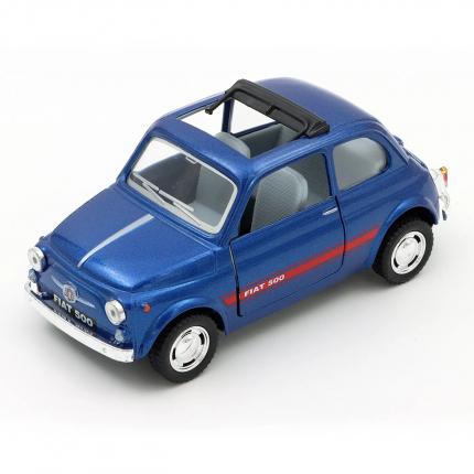 Kinsmart Fiat 500 - Kinsmart - 1:24 - Blå