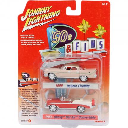 Johnny Lightning DeSoto Fireflite + Chevy Bel Air - Johnny Lightning - 1:64