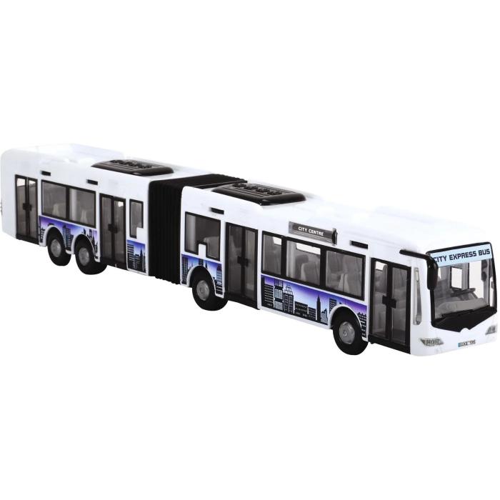Dickie Toys City Express Bus - Vit - Dickie Toys