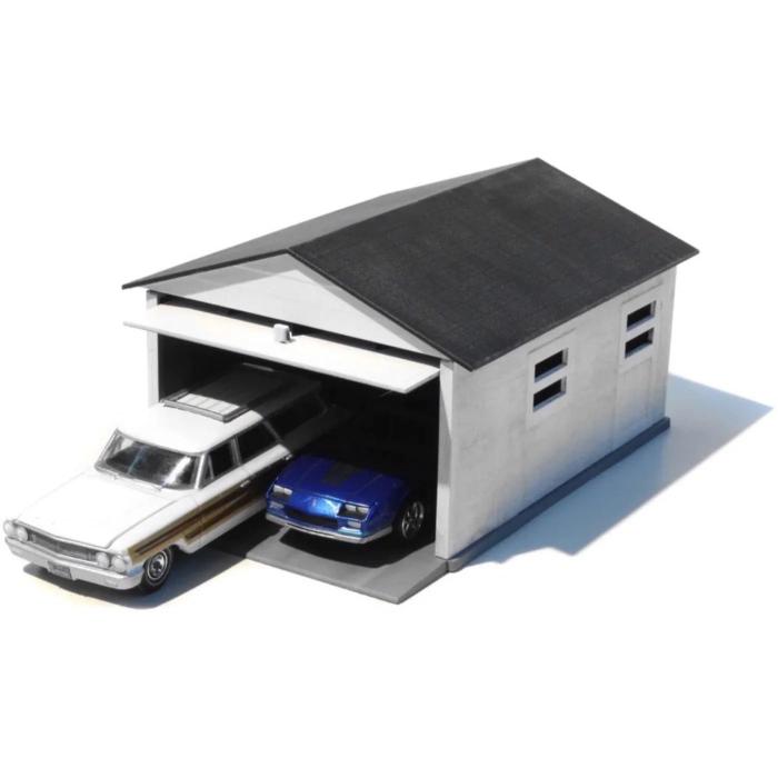 AMT Mini Garage - Snap-Together Model Kit - AMT - 1:64