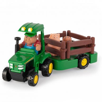 John Deere Kids Traktor med släp - John Deere Kids - Hauling Playset