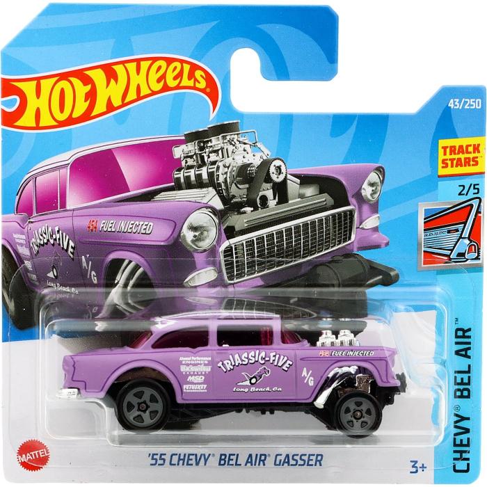 Hot Wheels '55 Chevy Bel Air Gasser - Chevy Bel Air - Lila - Hot Wheels