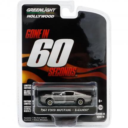 GreenLight 1967 Ford Mustang - Gone in 60 Seconds - GreenLight - 1:64