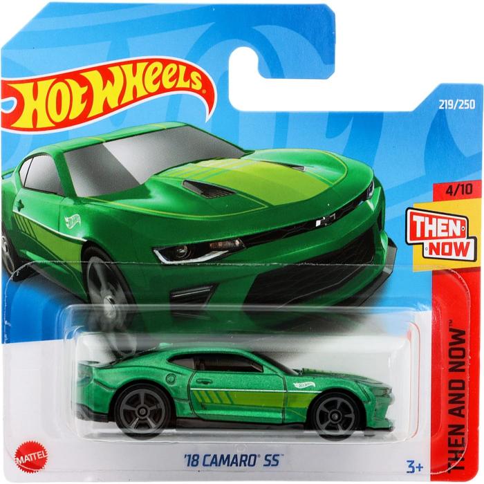 Hot Wheels '18 Camaro SS - Then and Now - Grn - Hot Wheels