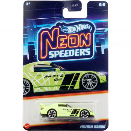 Hot Wheels Honda S2000 - Neongrön - Neon Speeders 6/8 - Hot Wheels