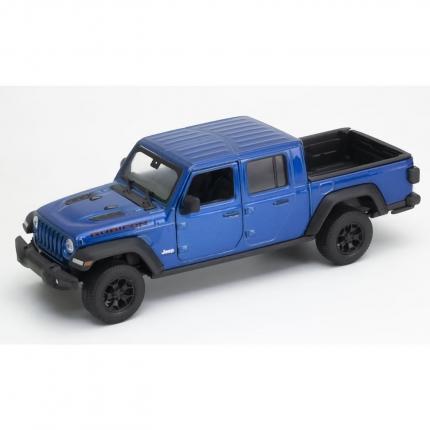 Welly 2020 Jeep Gladiator Rubicon - Blå - 1:27 - Welly