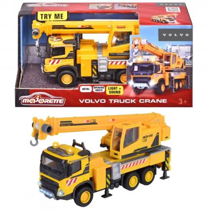 Majorette Volvo Truck Crane - Kranbil - Majorette Grand Series