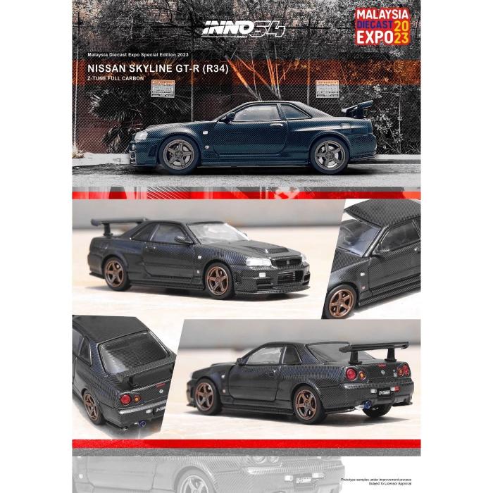 Inno Models Nissan Skyline GT-R (R34) Z-Tune Full Carbon - Inno64 - 1:64