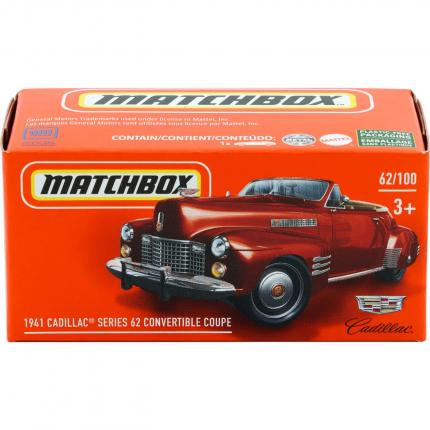 Matchbox 1941 Cadillac Series 62 Convertible Coupe - Power Grab - MB