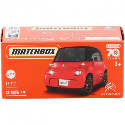Matchbox Citroën AMI - Röd - Power Grab - Matchbox