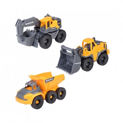 Dickie Toys Construction Set - Volvo - 3-pack - Dickie Toys