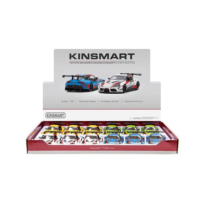 Kinsmart Toyota GR Supra Racing Concept - Livery Edition - Kinsmart - Gul