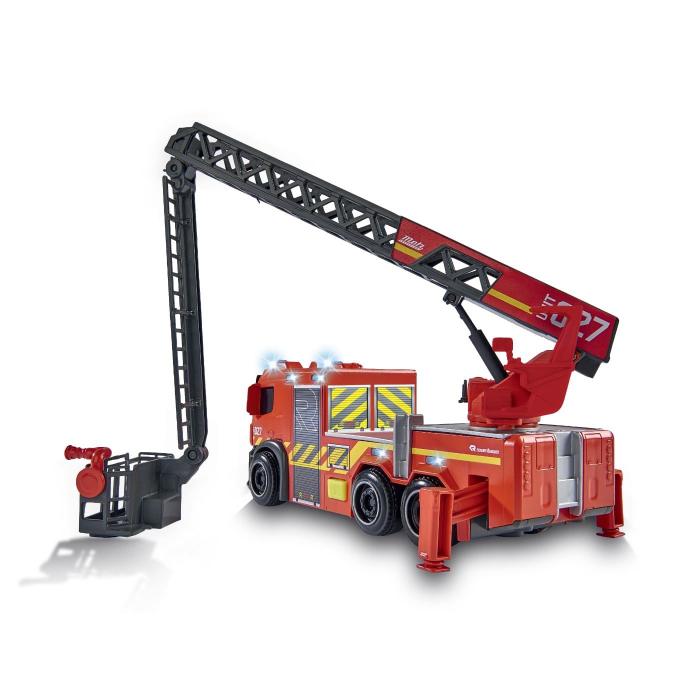 Dickie Toys Brandbil - City Fire Ladder Truck - Dickie Toys