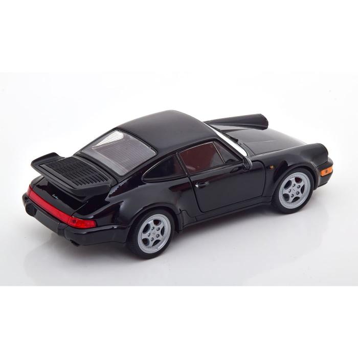Welly Porsche 911 Turbo svart modellbil - Welly 1:24
