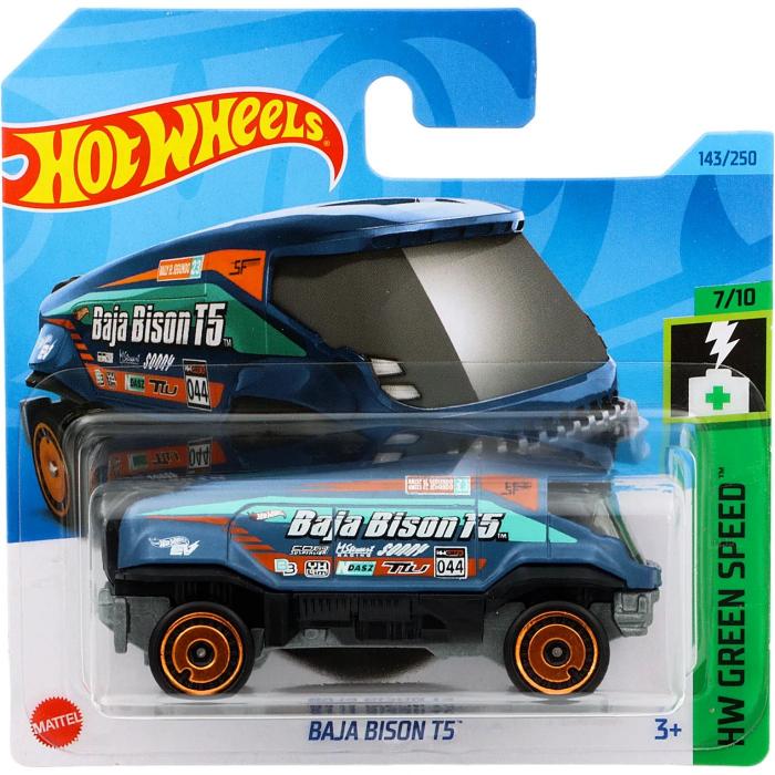 Hot Wheels Baja Bison T5 - HW Green Speed 7/10 - Bl - Hot Wheels